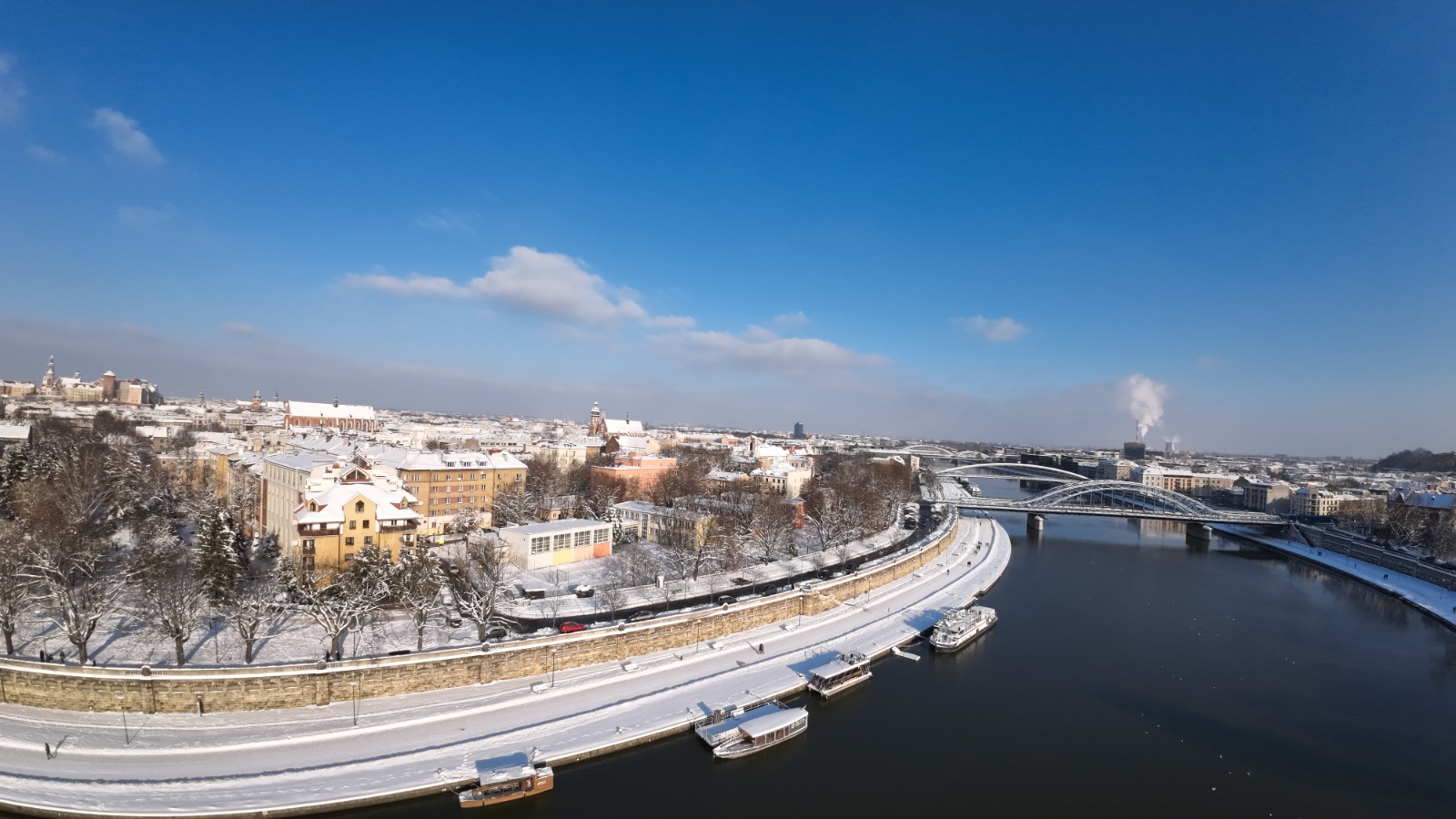 Kraków, zakole Wisły